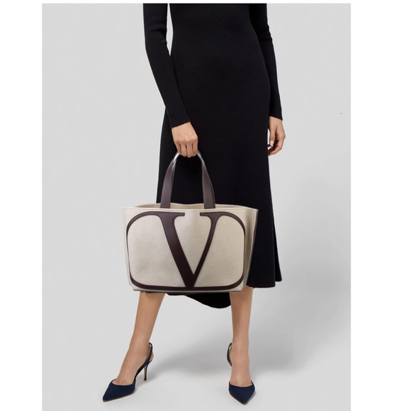 VALENTINO
VLogo Canvas Tote - Picture 2 of 7